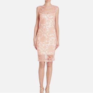 Tadashi Shoji peony lace sleeveless dress